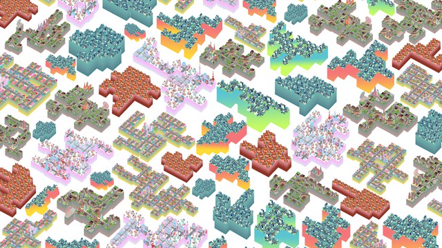 Procedurally generated city configurations